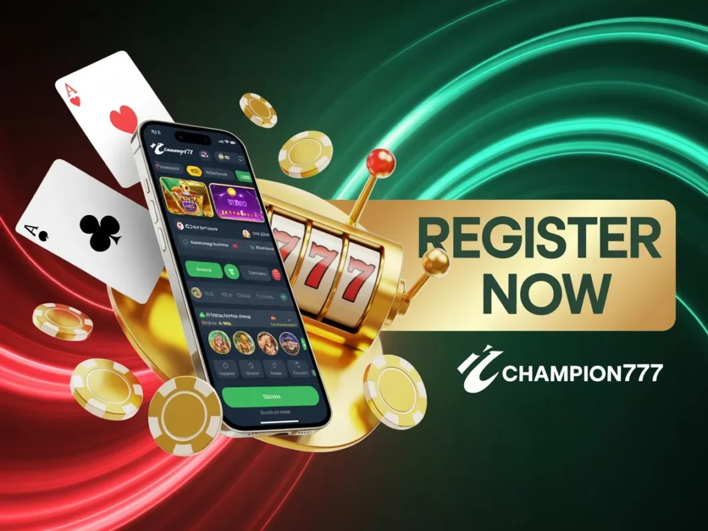 Register on Champion777 